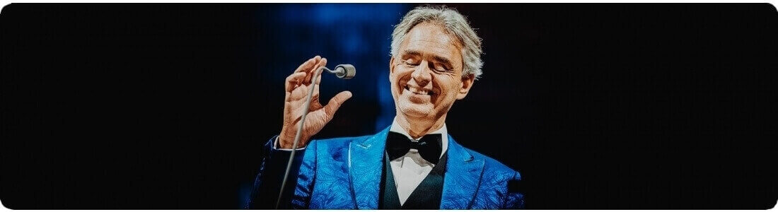 Andrea Bocelli 19 July 2024 Italy Concert Tickets